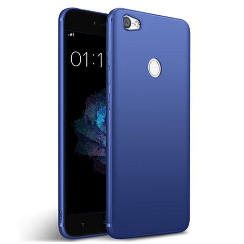 Etui Silicone Gel Souple Couleur Unie pour Xiaomi Redmi Y1 Bleu