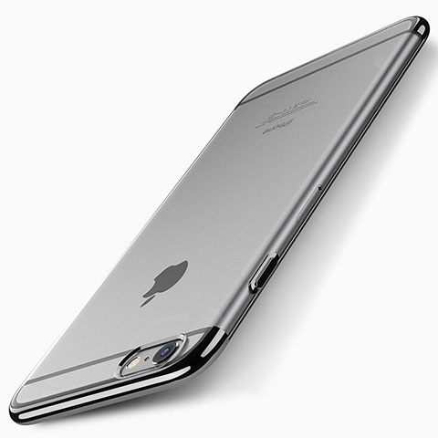 Etui Ultra Fine Plastique Rigide Transparente T01 pour Apple iPhone 6S Plus Noir
