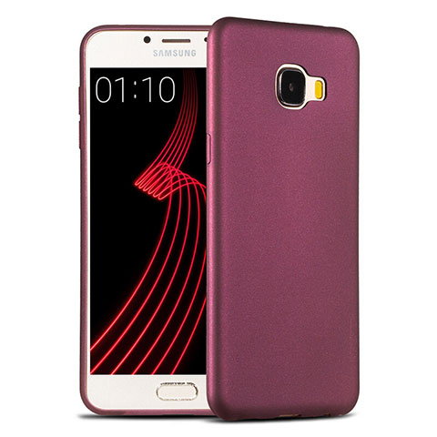 Etui Ultra Fine Silicone Souple pour Samsung Galaxy C5 SM-C5000 Violet