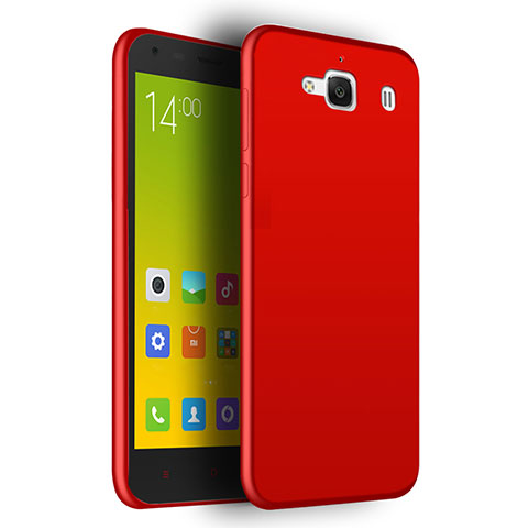Etui Ultra Fine Silicone Souple pour Xiaomi Redmi 2 Rouge