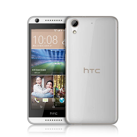 Etui Ultra Fine Silicone Souple Transparente pour HTC Desire 626 Blanc