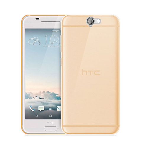 Etui Ultra Fine Silicone Souple Transparente pour HTC One A9 Or