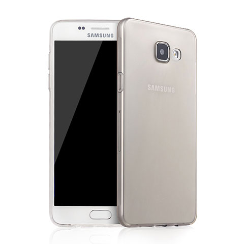 Etui Ultra Fine Silicone Souple Transparente pour Samsung Galaxy A5 (2016) SM-A510F Gris