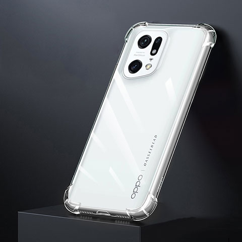 Etui Ultra Fine TPU Souple Transparente T02 pour Oppo Find X5 5G Clair