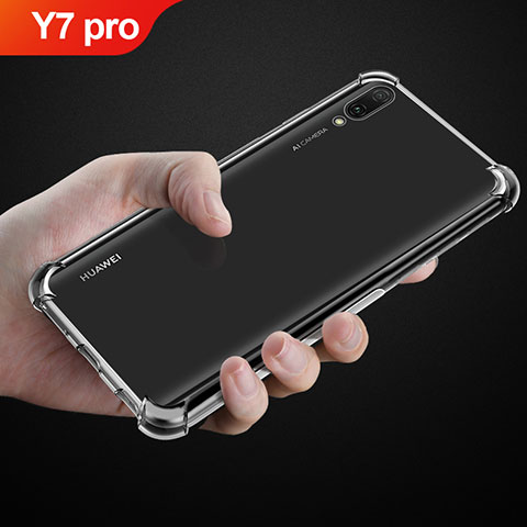 Etui Ultra Fine TPU Souple Transparente T03 pour Huawei Y7 Pro (2019) Clair