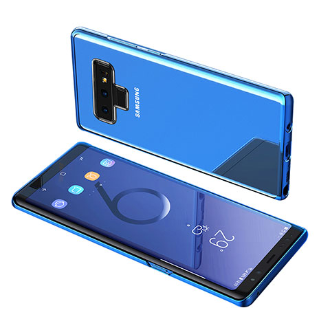 Etui Ultra Fine TPU Souple Transparente T07 pour Samsung Galaxy Note 9 Bleu