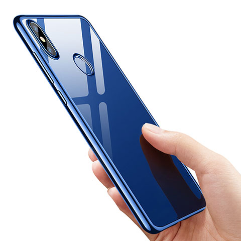 Etui Ultra Fine TPU Souple Transparente T07 pour Xiaomi Mi 8 SE Bleu
