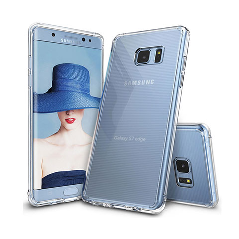 Etui Ultra Fine TPU Souple Transparente T09 pour Samsung Galaxy S7 Edge G935F Clair
