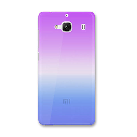 Etui Ultra Fine Transparente Souple Degrade pour Xiaomi Redmi 2 Bleu