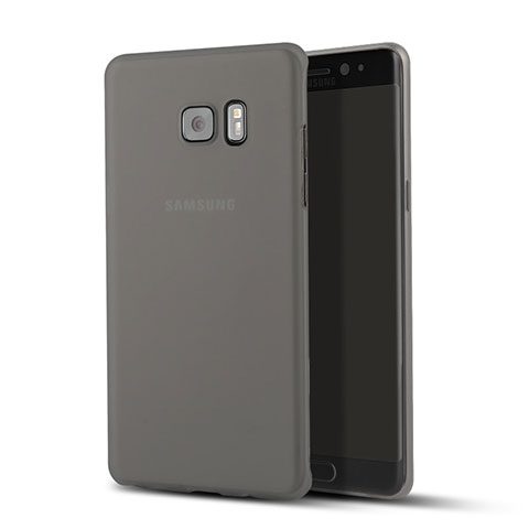 Etui Ultra Slim Plastique Rigide Transparente pour Samsung Galaxy Note 7 Noir