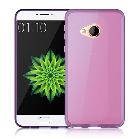 Etui Ultra Slim Silicone Souple Transparente pour HTC U Play Rose