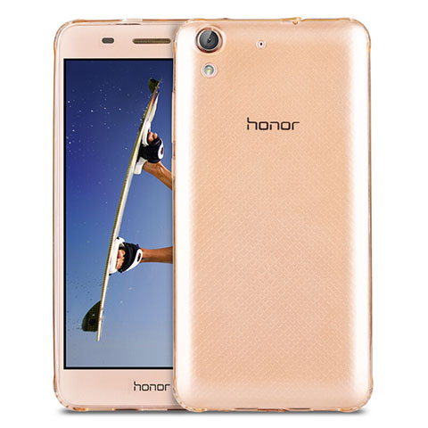 Etui Ultra Slim Silicone Souple Transparente pour Huawei Honor 5A Or