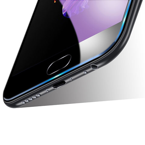 Film Protecteur d'Ecran Verre Trempe Anti-Lumiere Bleue B01 pour OnePlus 5 Bleu