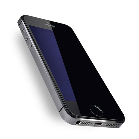 Film Protecteur d'Ecran Verre Trempe Anti-Lumiere Bleue pour Apple iPhone SE Bleu