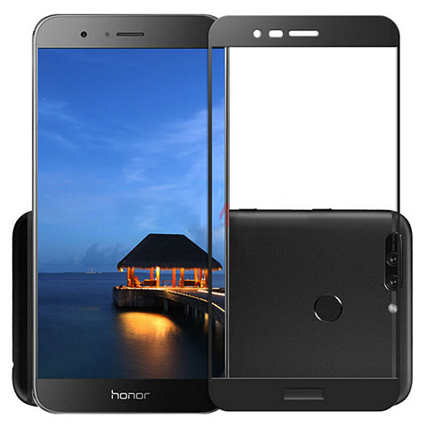 Film Protecteur d'Ecran Verre Trempe Integrale F02 pour Huawei Honor 8 Pro Noir