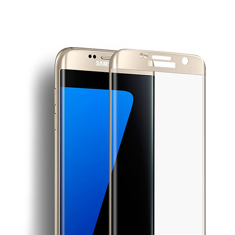 Film Protecteur d'Ecran Verre Trempe Integrale F02 pour Samsung Galaxy S7 Edge G935F Or