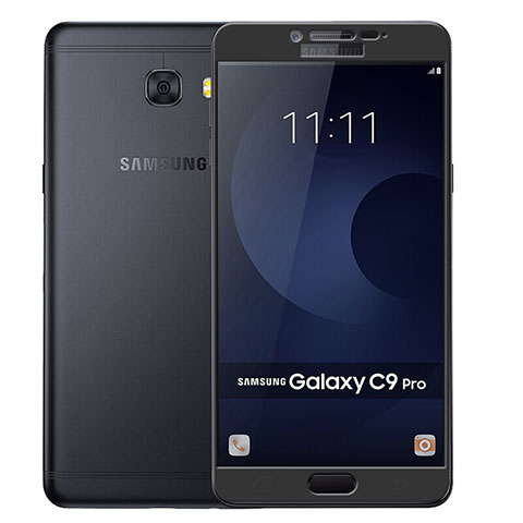 Film Protecteur d'Ecran Verre Trempe Integrale F04 pour Samsung Galaxy C9 Pro C9000 Noir