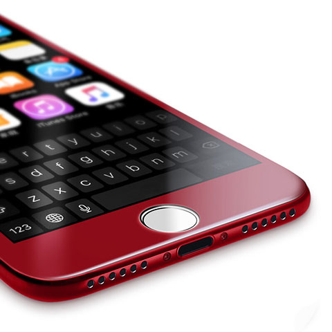 Film Protecteur d'Ecran Verre Trempe Integrale F14 pour Apple iPhone SE3 (2022) Rouge