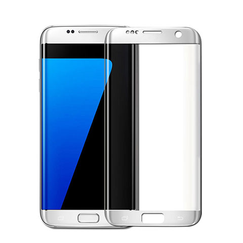 Film Protecteur d'Ecran Verre Trempe Integrale pour Samsung Galaxy S7 Edge G935F Blanc