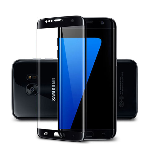 Film Protecteur d'Ecran Verre Trempe Integrale pour Samsung Galaxy S7 Edge G935F Noir
