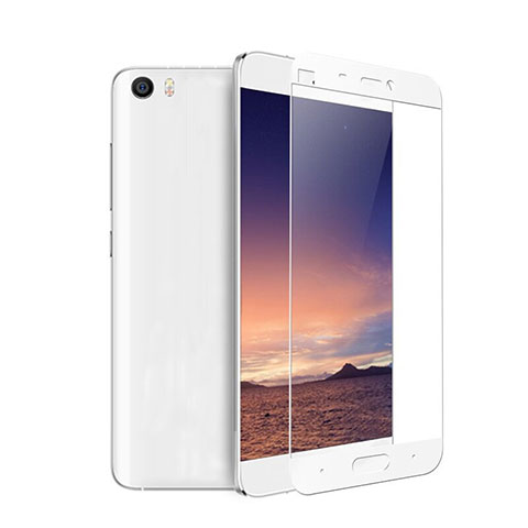Film Protecteur d'Ecran Verre Trempe Integrale pour Xiaomi Mi 5 Blanc