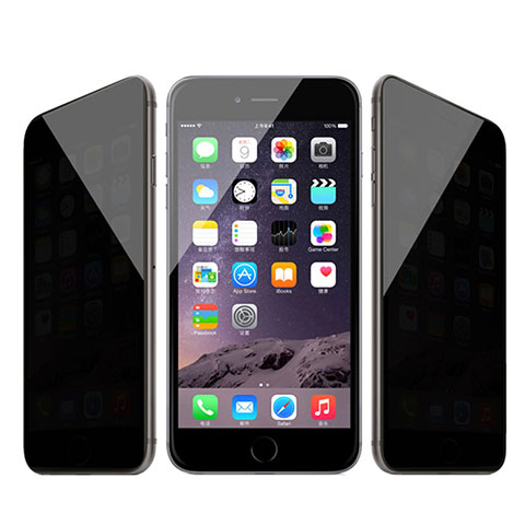Film Protecteur d'Ecran Verre Trempe Privacy pour Apple iPhone 6 Plus Noir