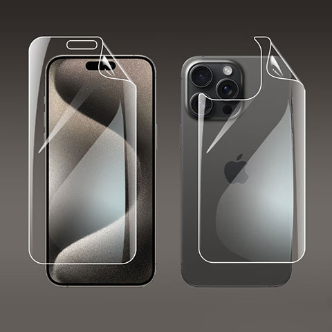 Film Protection Protecteur d'Ecran Integrale A01 pour Apple iPhone 15 Pro Max Clair
