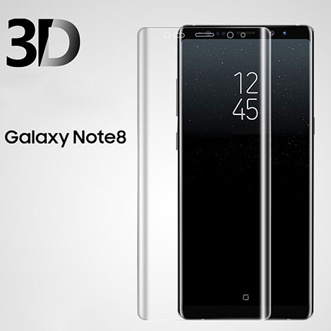 Film Verre Trempe Protecteur d'Ecran 3D pour Samsung Galaxy Note 8 Duos N950F Clair