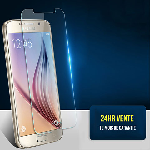 Film Verre Trempe Protecteur d'Ecran T01 pour Samsung Galaxy S6 Duos SM-G920F G9200 Clair