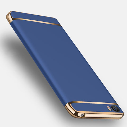 Housse Contour Luxe Metal et Plastique pour Xiaomi Mi 5 Bleu