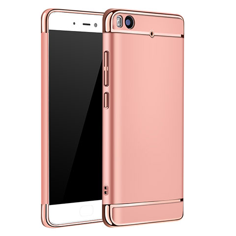 Housse Contour Luxe Metal et Plastique pour Xiaomi Mi 5S 4G Or Rose