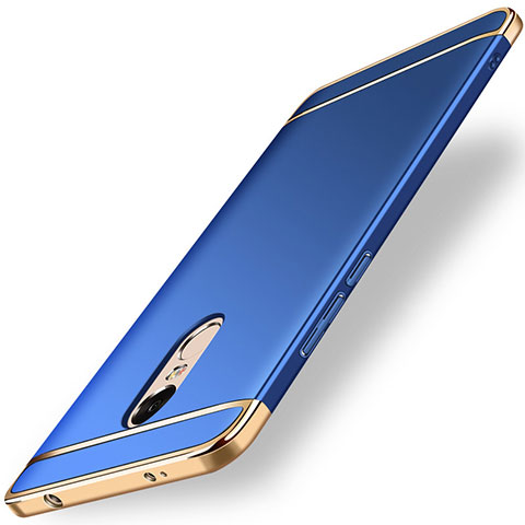 Housse Contour Luxe Metal et Plastique pour Xiaomi Redmi Note 4 Standard Edition Bleu