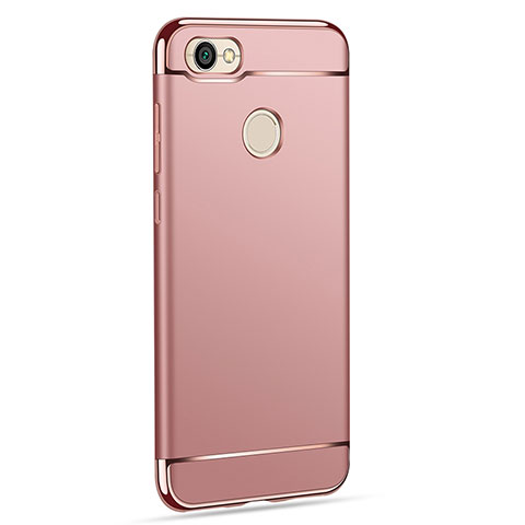 Housse Contour Luxe Metal et Plastique pour Xiaomi Redmi Note 5A High Edition Or Rose