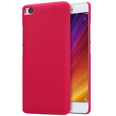 Housse Plastique Rigide Mailles Filet pour Xiaomi Mi 5S 4G Rouge
