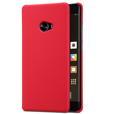 Housse Plastique Rigide Mailles Filet pour Xiaomi Mi Note 2 Rouge