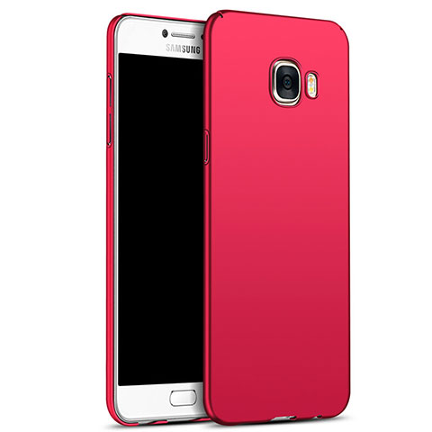 Housse Plastique Rigide Mat M05 pour Samsung Galaxy C5 SM-C5000 Rouge