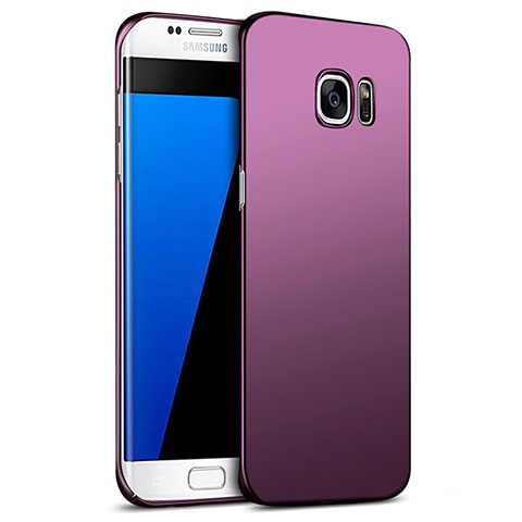 Housse Plastique Rigide Mat M09 pour Samsung Galaxy S7 Edge G935F Violet