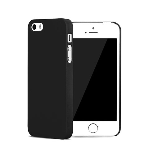 Housse Plastique Rigide Mat pour Apple iPhone 5 Noir