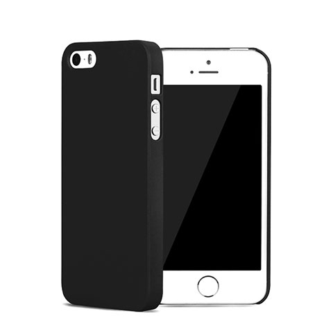 Housse Plastique Rigide Mat pour Apple iPhone 5S Noir
