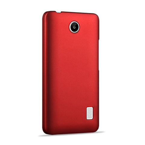 Housse Plastique Rigide Mat pour Huawei Ascend Y635 Dual SIM Rouge