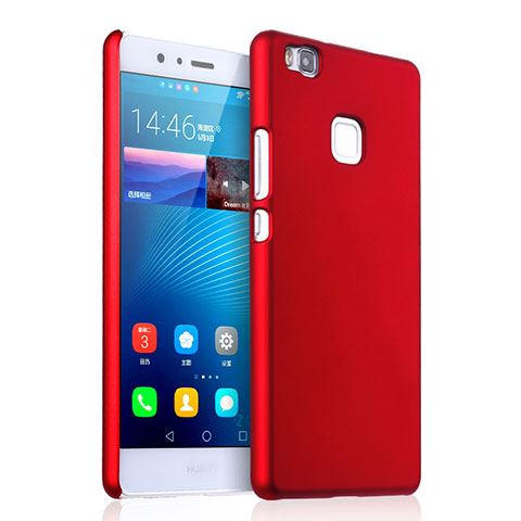 Housse Plastique Rigide Mat pour Huawei G9 Lite Rouge
