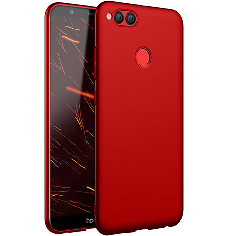 Housse Plastique Rigide Mat pour Huawei Honor 7X Rouge