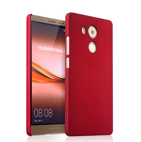 Housse Plastique Rigide Mat pour Huawei Mate 8 Rouge