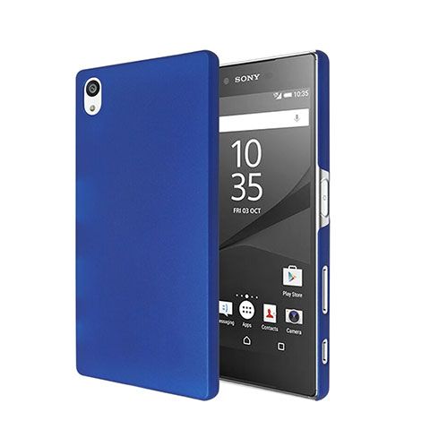 Housse Plastique Rigide Mat pour Sony Xperia Z5 Bleu
