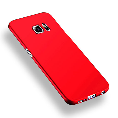 Housse Plastique Rigide Mat Q02 pour Samsung Galaxy S6 Edge+ Plus SM-G928F Rouge