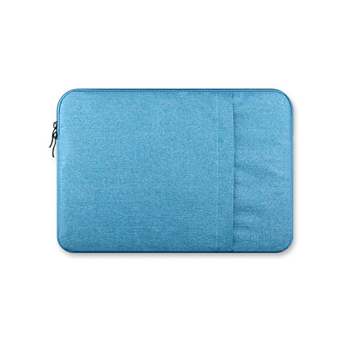 Housse Pochette Velour Tissu S03 pour Huawei Honor MagicBook Pro (2020) 16.1 Bleu Ciel
