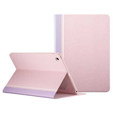 Housse Portefeuille Livre Cuir L03 pour Apple iPad Mini 3 Rose