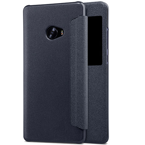 Housse Portefeuille Livre Cuir pour Xiaomi Mi Note 2 Noir