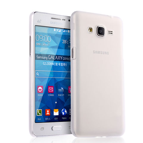 Housse Silicone Souple Mat pour Samsung Galaxy Grand Prime 4G G531F Duos TV Blanc