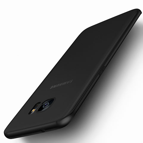 Housse Silicone Souple Mat pour Samsung Galaxy S7 Edge G935F Noir
